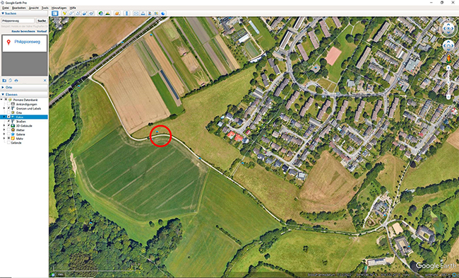 Friedrichweg Verschmutzungsstelle